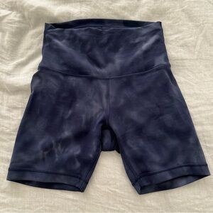 Lululemon Tie Dye Biker Shorts